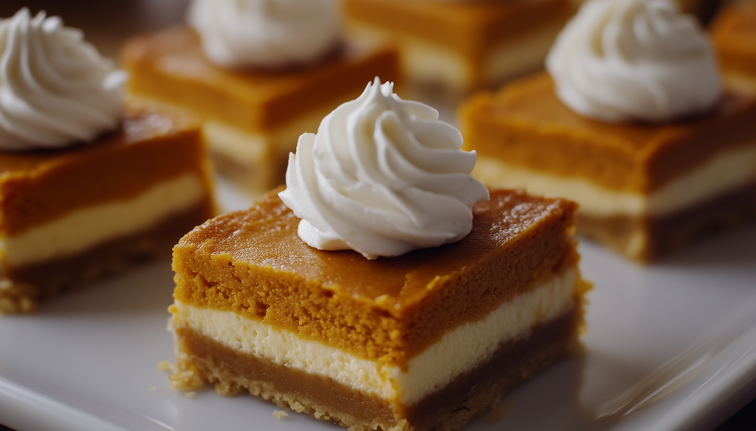 Pumpkin Cheesecake Bars