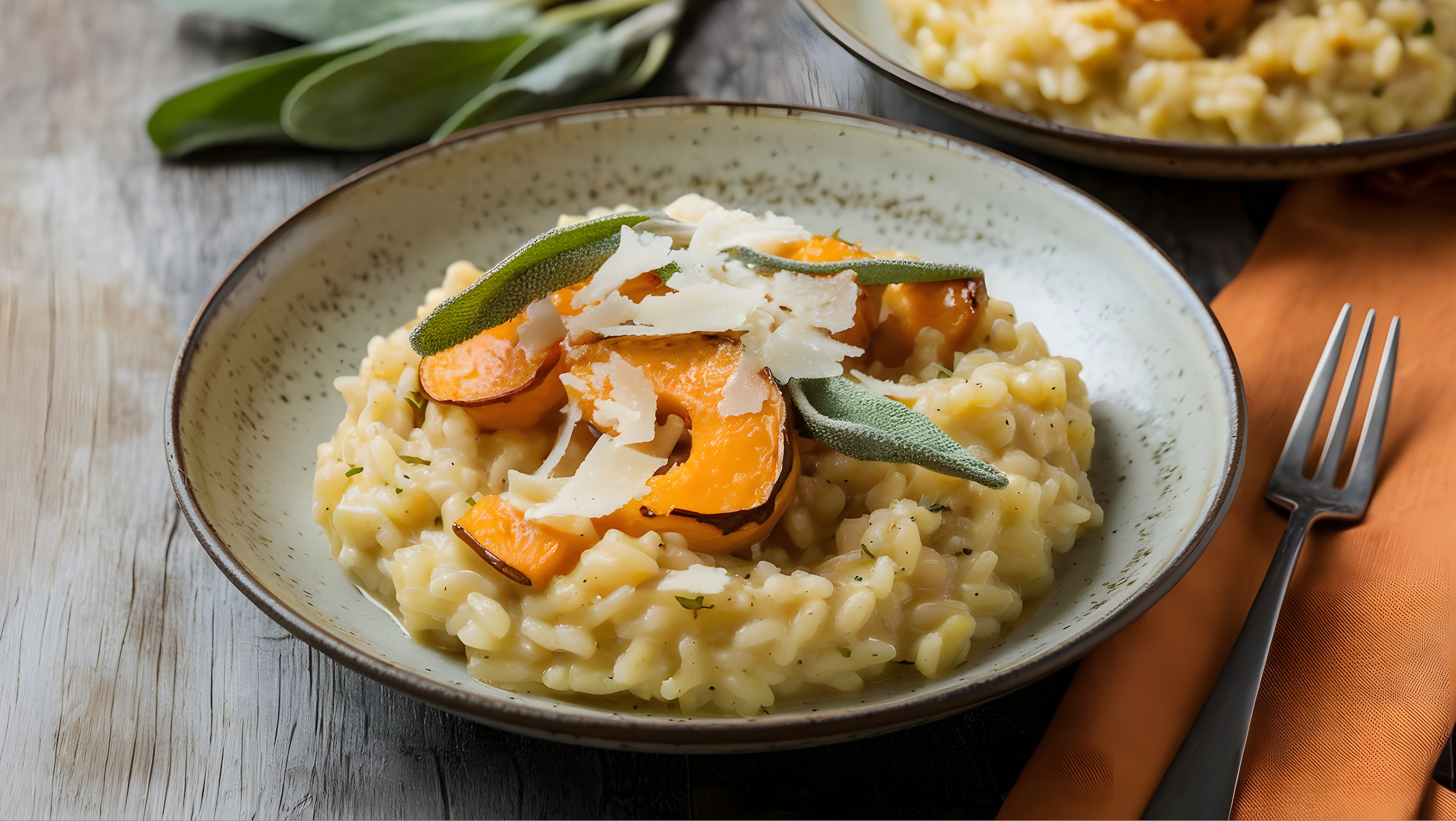 Creamy Butternut Squash and Sage Risotto