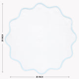 Giselle Scallop Edge Napkins