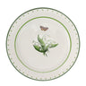 Lily of The Valley Green and White Dinner Plate