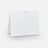 Folded Abstract Note Card Set #4