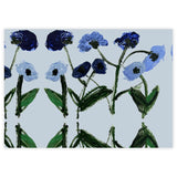 Blue Posey Fabric Sample