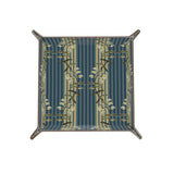 Nantucket Stripe Leather Catch-All Tray