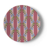 Set of Holiday Nantucket Stripe China Plates (Set of 4 or 8)