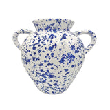 Taverna Speckled Two Handled Jug, Cobalt/White