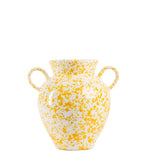 Taverna Speckled Two Handled Jug, Yellow/White