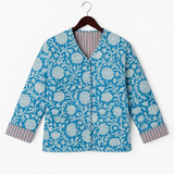 The Georgina Jacket in Peacock Blue