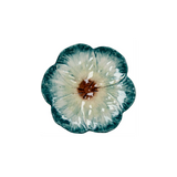 Green Elisabetta Flower Dessert Plate, Set of 4