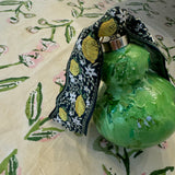 Grass Green Marbled Ornament