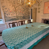Bluebell Tablecloth in Emerald