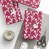 Ivy Manor Cranberry Gift Wrap