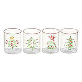 Christmas Tree Tumblers, Set of 4