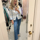 The Charlotte Jacket in Garden Trellis