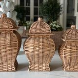 Square Wicker Jar (3 Sizes)