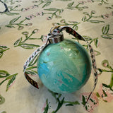 Celadon Marbled Ornament