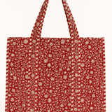 Crimson Bloom Tote