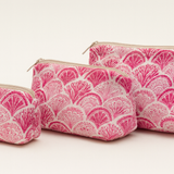 Pink Shells Cosmetic Bag