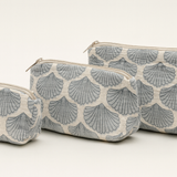 Blue Shells Cosmetic Bag