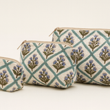 Blue Poppies Cosmetic Bag