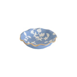 Chinoiserie Dreams Scalloped Bowls with 22K Gold Accent