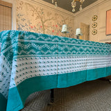 Bluebell Tablecloth in Emerald