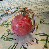 Coral Marbled Ornament