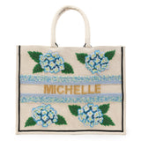 Madeleine Tote - Blue Hydrangea