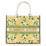 Madeleine Tote - Amalfi Lemon