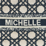 Madeleine Tote - Navy Cane