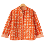The Charlotte Jacket in Orange Marigold