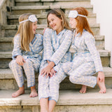 Mini Trellis Pajama (Blue)