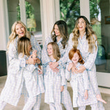 Mini Trellis Pajama (Blue)