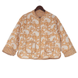 The Charlotte Jacket in Ochre Paisley
