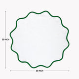 Giselle Scallop Edge Napkins