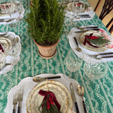 Bluebell Tablecloth in Emerald