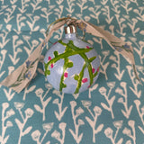 Periwinkle and Pink Ornament
