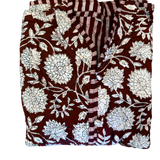 The Charlotte Jacket in Maroon Posy