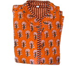 The Charlotte Jacket in Poppy Orange