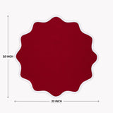 Giselle Scallop Edge Napkins