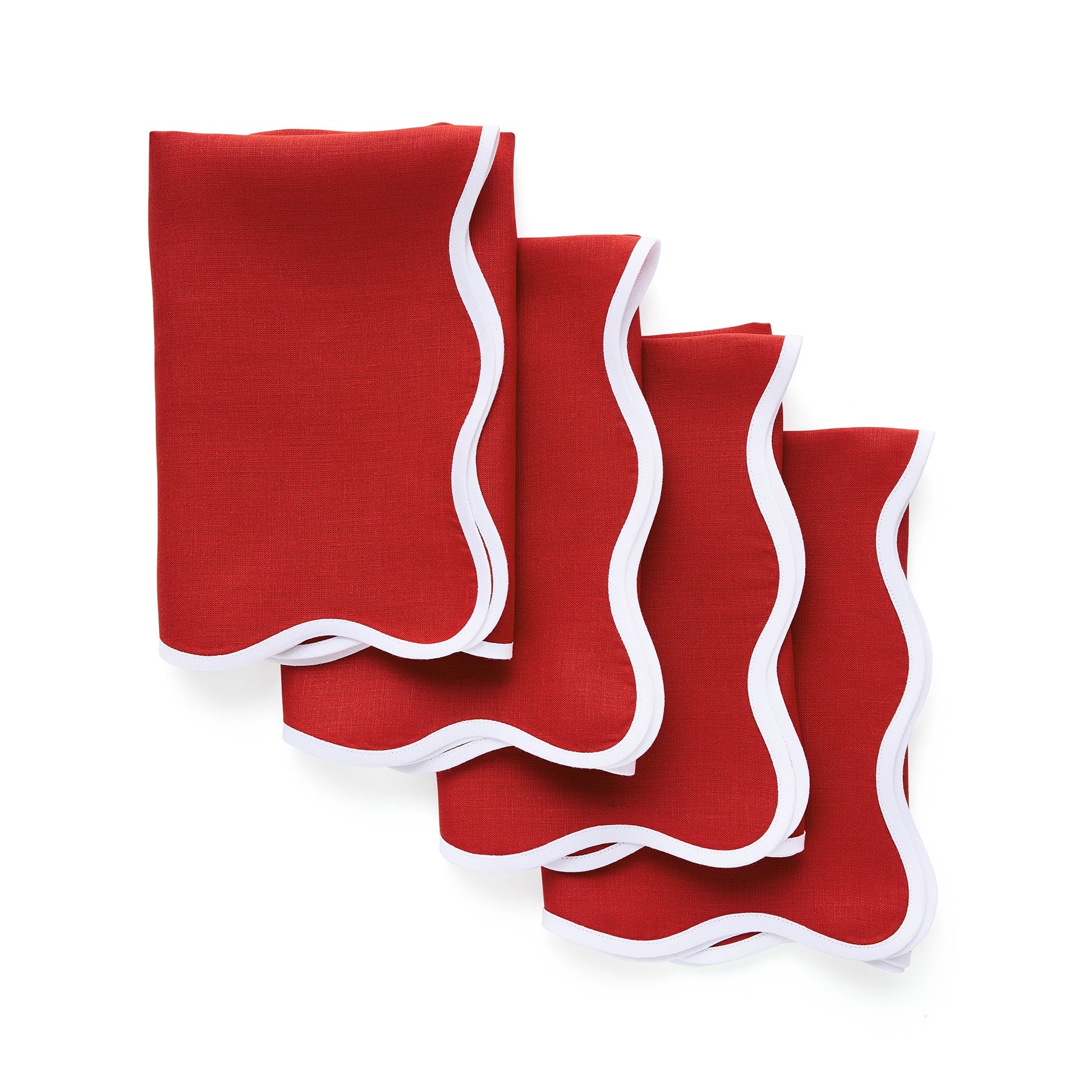 Giselle Scallop Edge Napkins