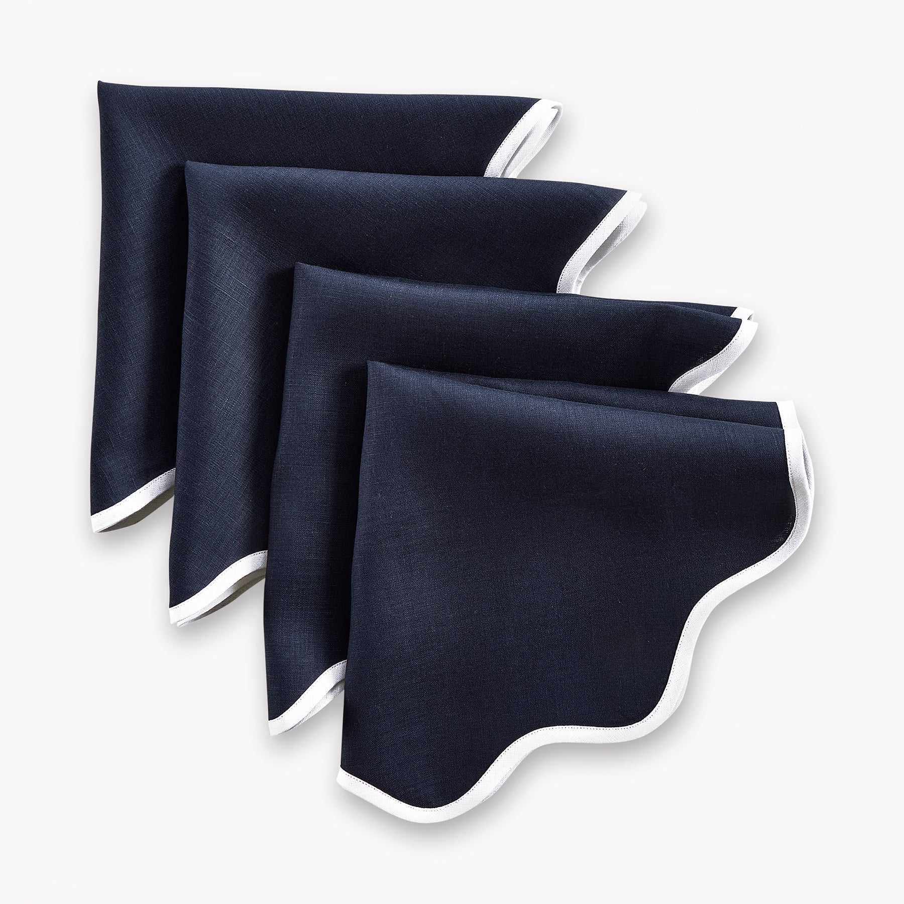 Giselle Scallop Edge Napkins