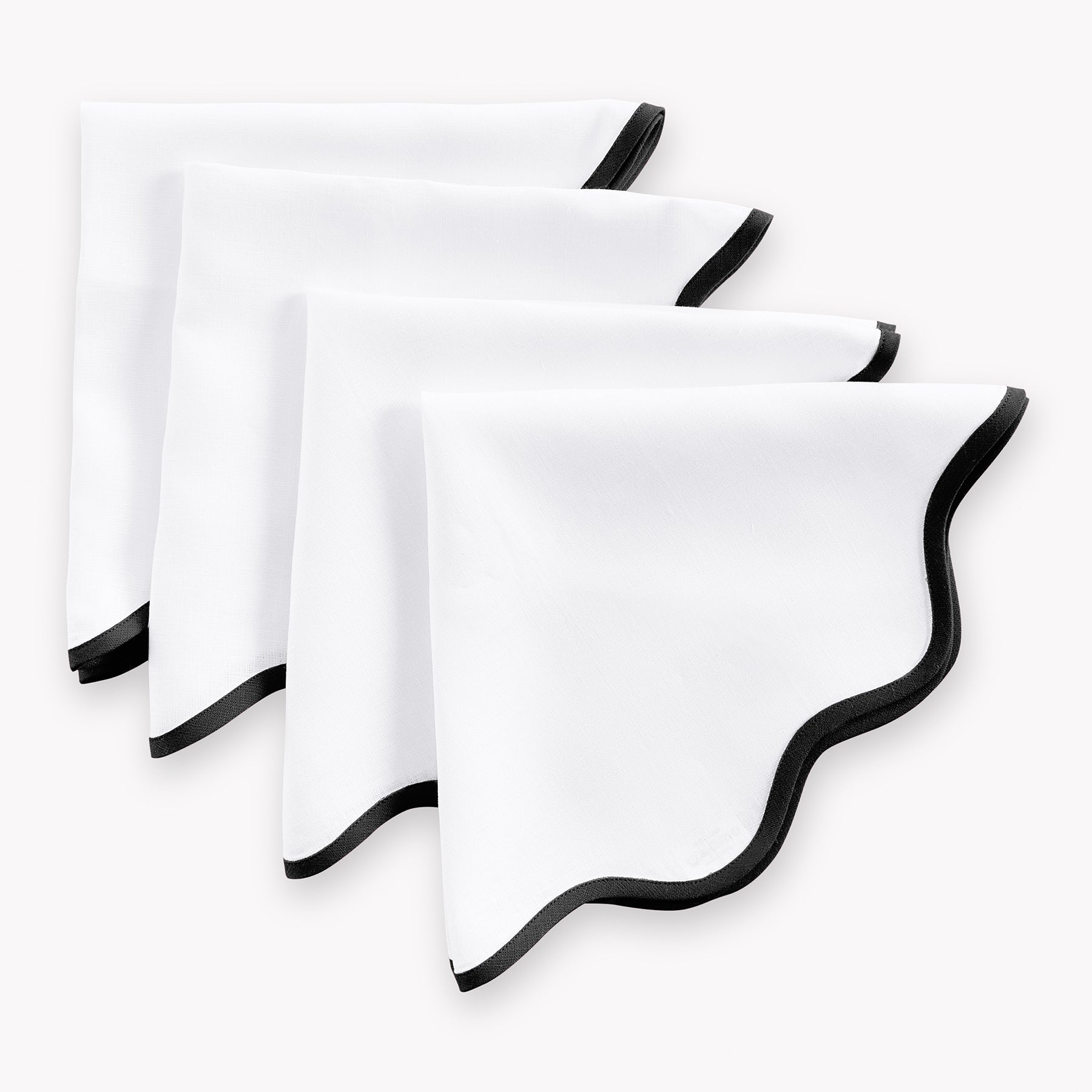 Giselle Scallop Edge Napkins