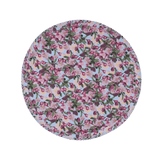 6 Round Placemats Romance is Dead Blue