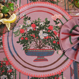 Set of 6 Round Placemats La Vie en Rose