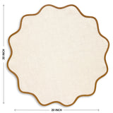 Giselle Scallop Edge Napkins