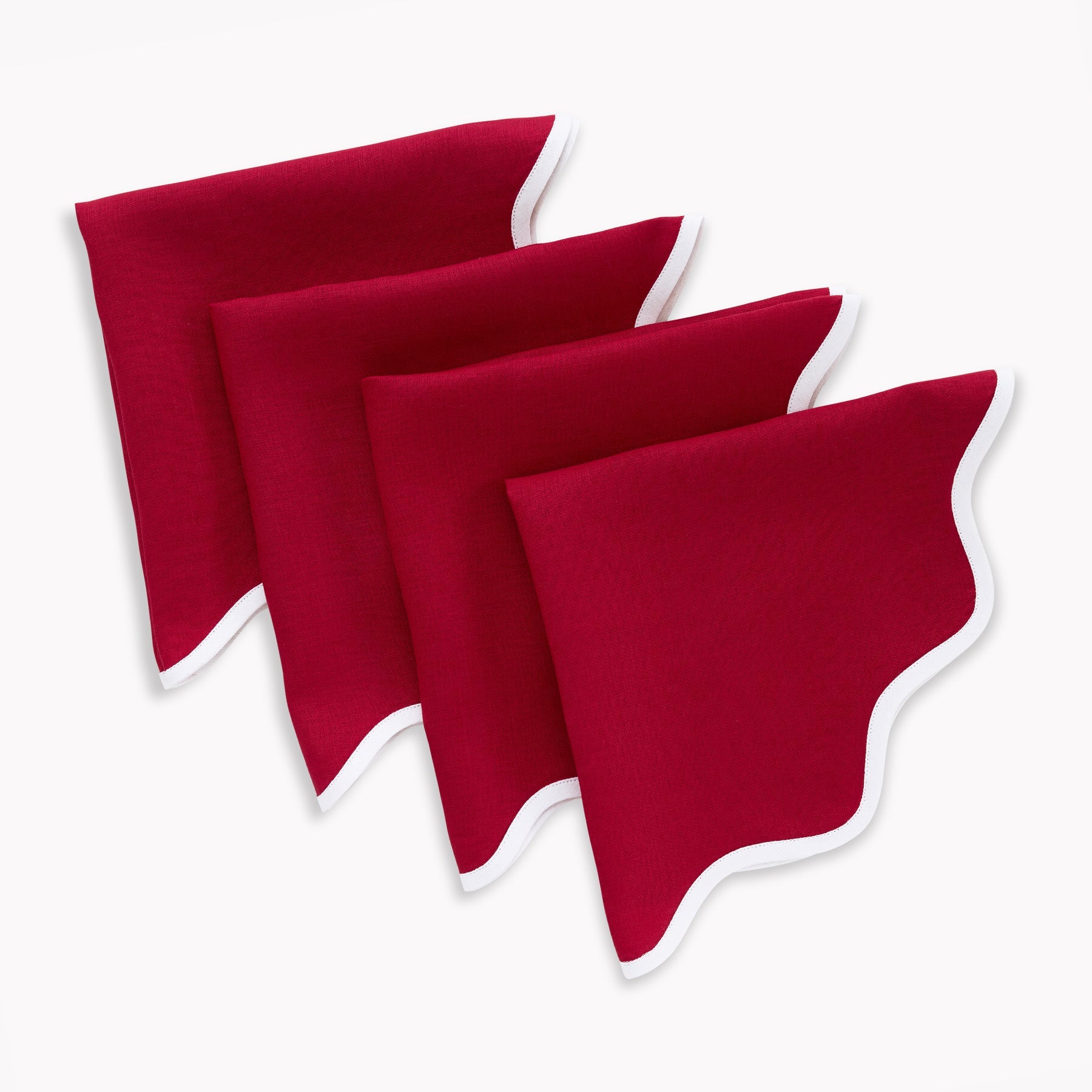 Giselle Scallop Edge Napkins