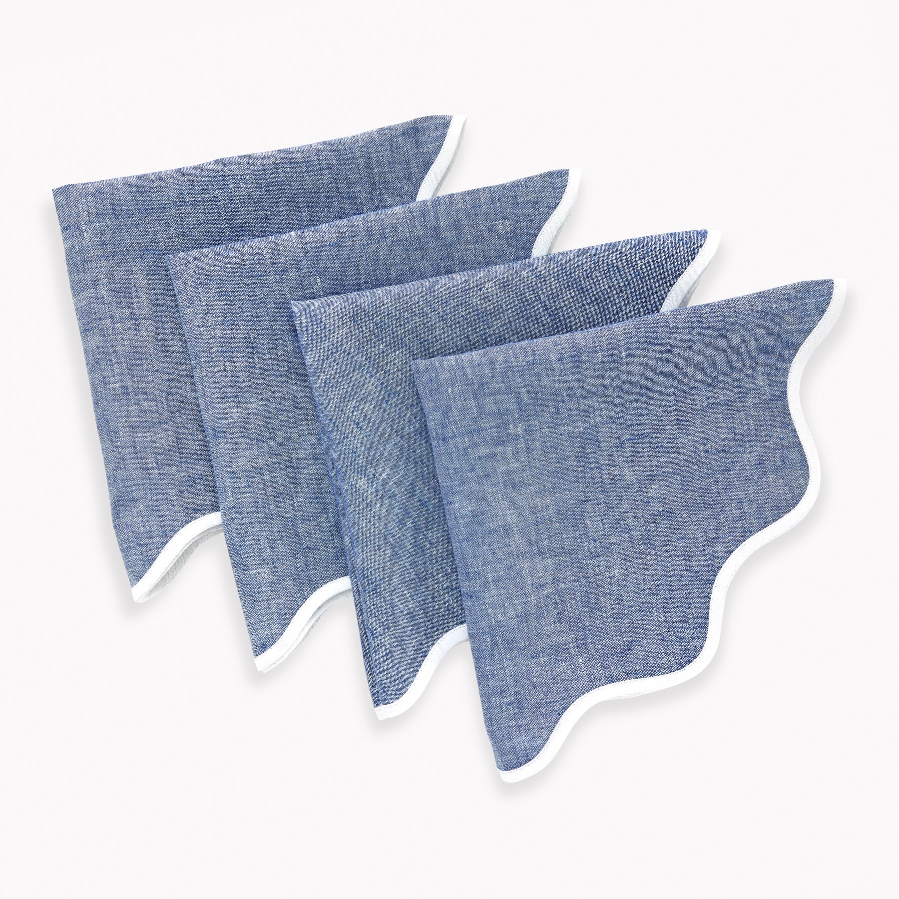 Giselle Scallop Edge Napkins