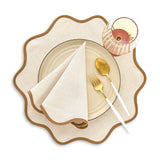 Giselle Scallop Edge Napkins