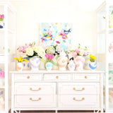 Hydrangea Light Blue Brushstroke Ginger Jars