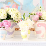 Hydrangea Light Blue Brushstroke Ginger Jars